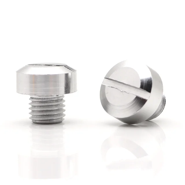 2Pcs Universal Motorcycle CNC M10*1.25 M8*1.25  Mirror Hole Plug Screw Bolts Covers Caps Clockwise Screw For Honda Suzuki