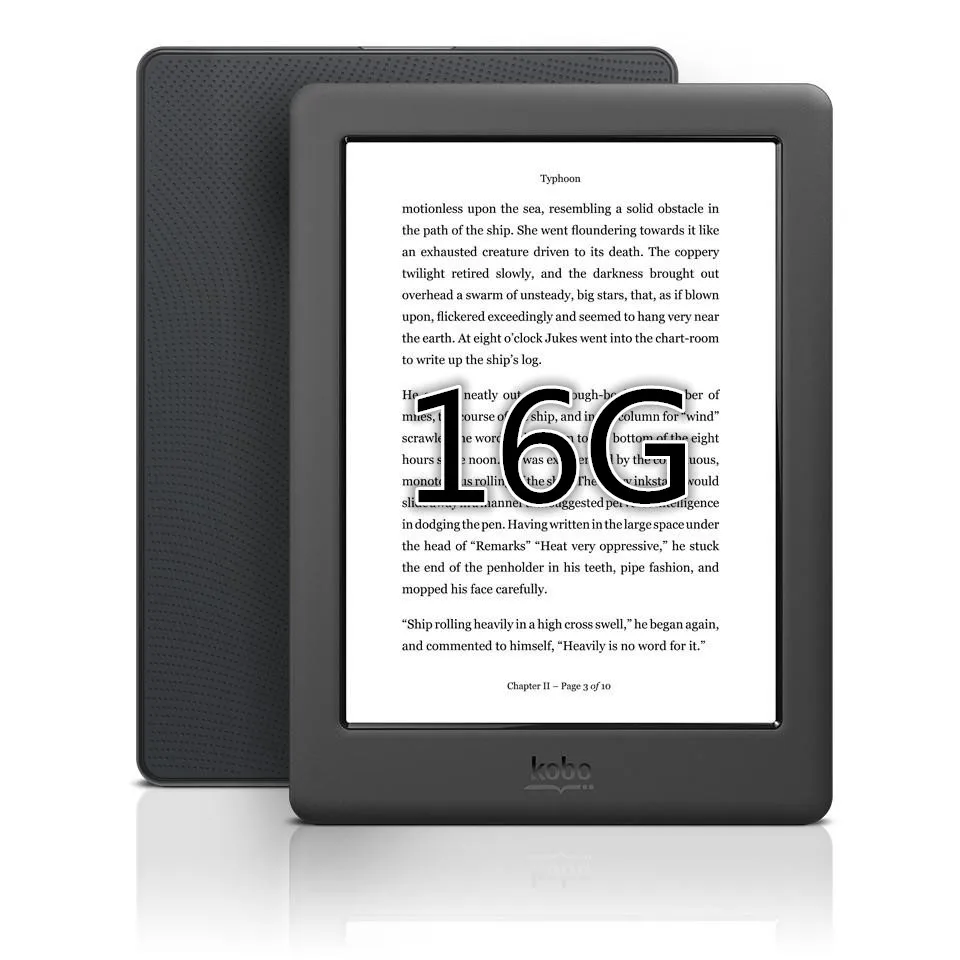 Kobo leitor de livros digitais glo hd, e ink, 300ppi, 16g, tela eletrônica touch hd, 1448x1072