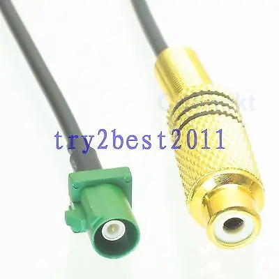 DHL/EMS 20 комплектов RG174 Fakra E 6002 штекер SMB pin для RCA TV jack pin RF гибкий соединительный кабель 8 дюймов-C1