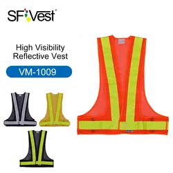 SFVest светоотражающий жилет с высокой видимостью, Светоотражающий Жилет с ремнем безопасности, жилет для спецодежды, безопасная рабочая
