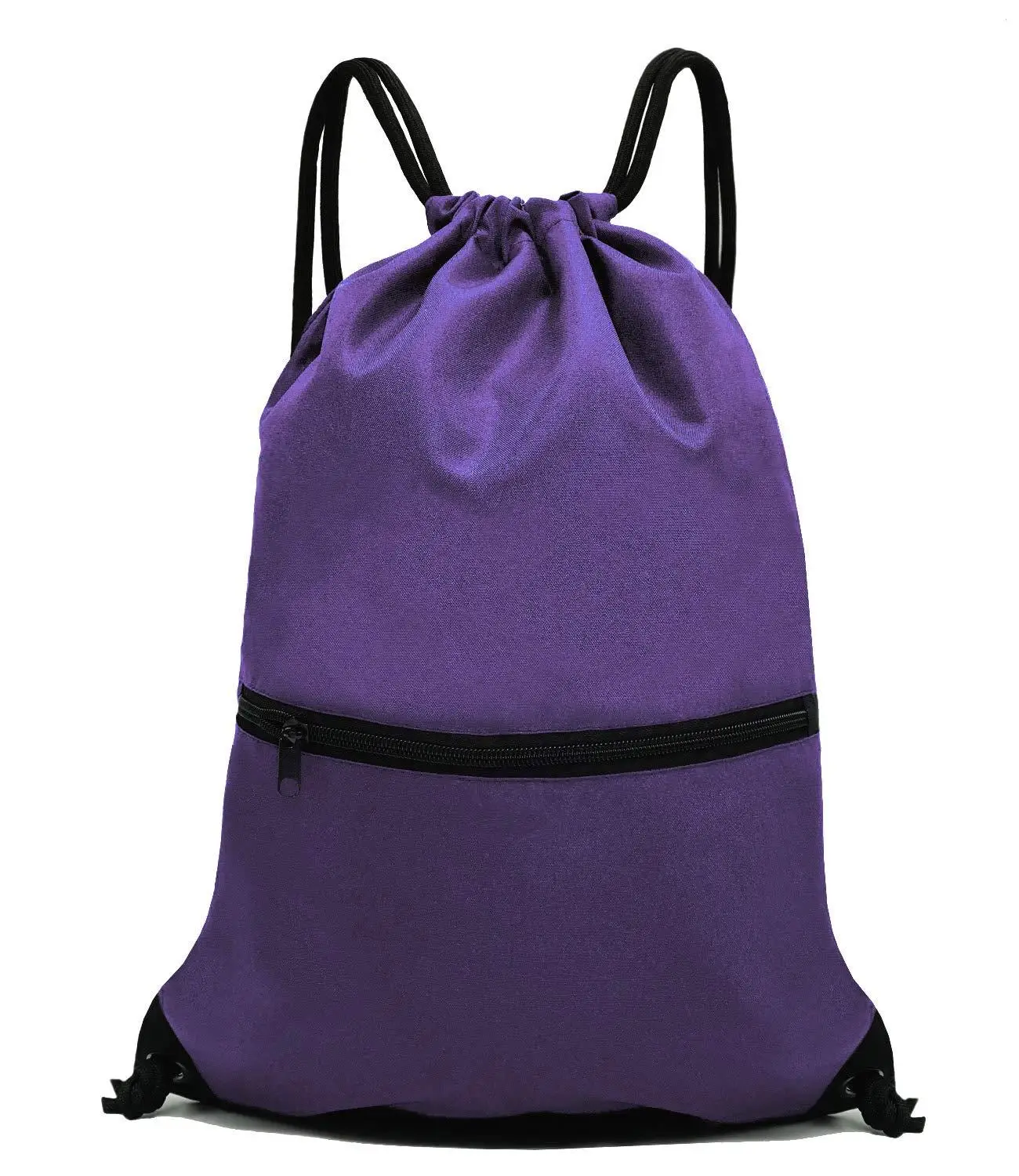 Drawstring Backpack Bag Sport Gym Sackpack - Цвет: purple