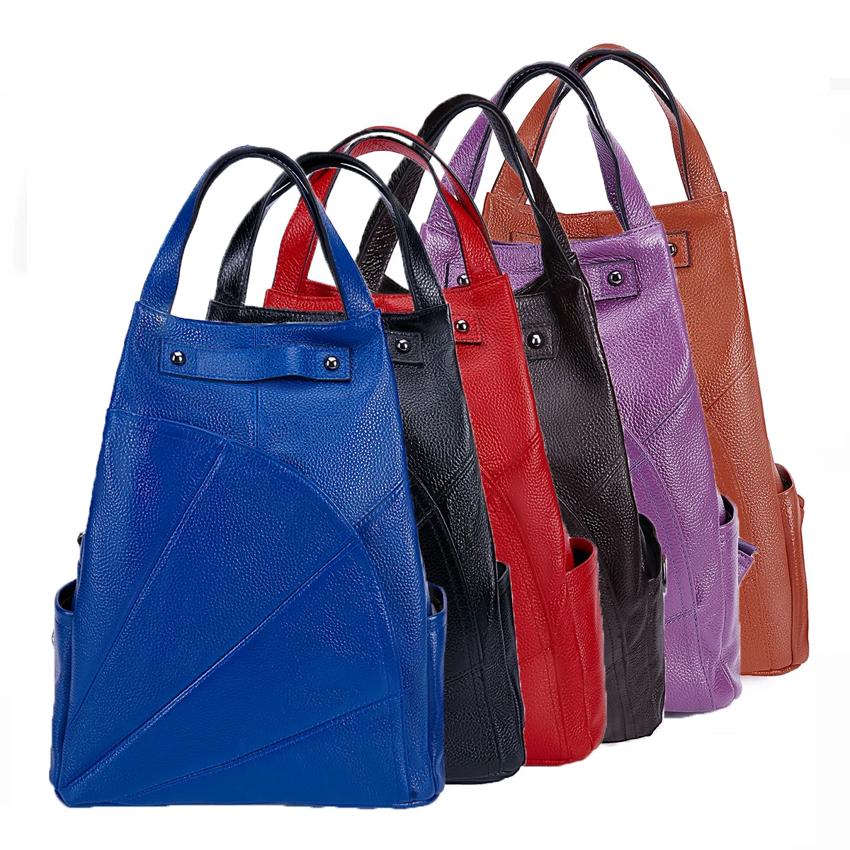 

2018 New Style Backpack Full-grain Leather School Bag Women's Backpack Europe And America Versitile Fashion Backpack