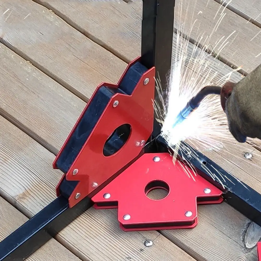 

Magnetic Welding Positioner Strong Magnet Auxiliary Soldering Locator Electric Power Welder Welding Holder T F7N8