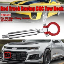 Алюминиевый автомобиль гоночный Буксировка прицепа бар красный трек гонки CNC буксировочный крюк Lancer для 6-го поколения шевроя Для Camaro
