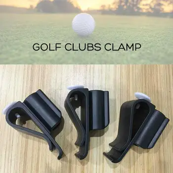 

Portable Plastic Black Trainging Aids Outdoor Golf Club Clip Golf Putter Clip Ball Marke Accessories Putter Holder Clip