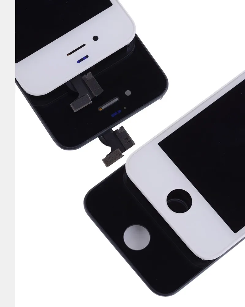 AAA OEM Дисплей для iPhone 4 4S LCD в сборе с тачскрином на рамке черный белый