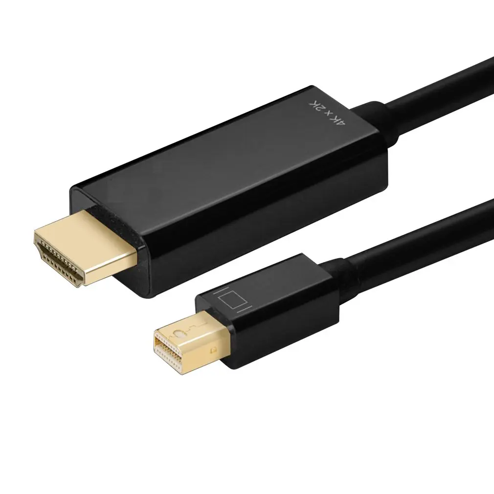 

Display Mini DP to HDMI Cable Male to Male Adapter for Macbook Pro Air Projector Camera TV Support 4K*2K 3D