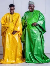  Yellow Shiny Bazin Riche Gextczer Wholesale Price Shadda Bazin Riche Lace For Celebretion Fashion Women Or Men Basin Riche Laces 