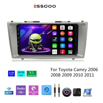 

Essgoo 2din 9'' Android 9.1 Car Radio Stereo Multimedia Player For Toyota Camry 2006-2011 Navigation GPS Bluetooth Autoradio