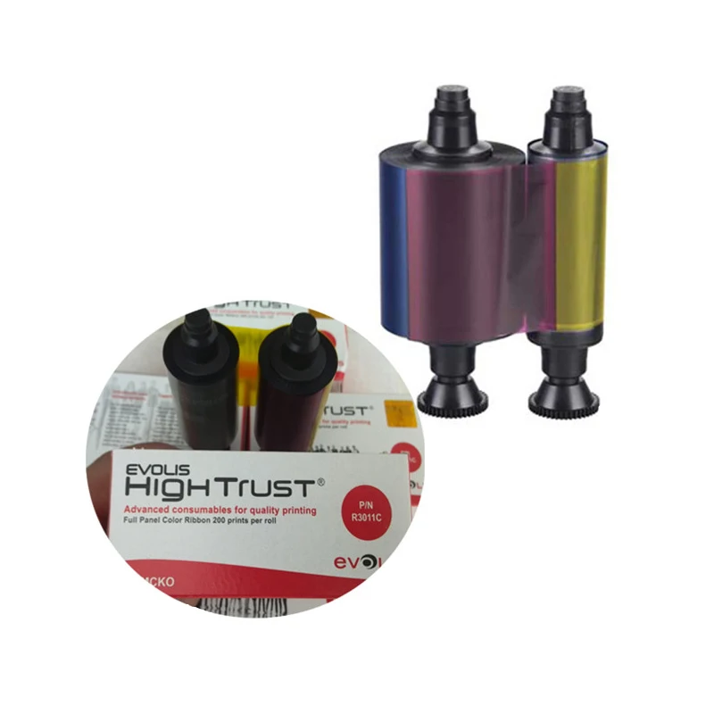 Evolis Primacy IDカードプリンター + 電源ケーブル付き+インク Evolis