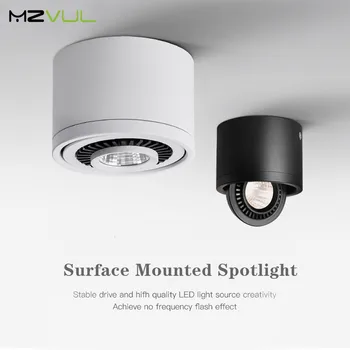 

Surface Mounted Ceiling Downlight 360 Degree Adjustable downlight led lights 5W 7W 15W cob led spot light Ceiling Fixtures Light