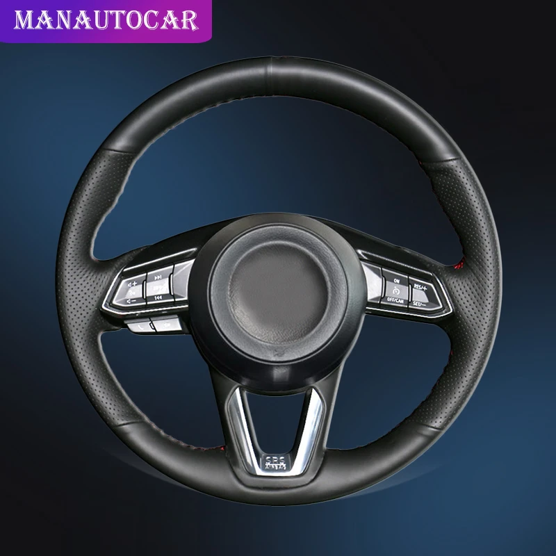 Оплетка на рулевое колесо автомобиля для Mazda 3 Axela 6 Atenza CX 2018 2019 5 2017 Toyota Yaris 2019|Чехлы