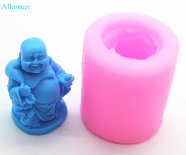 Форма для мыла Maitreya Бодхисаттва силиконовая форма свеч ручной работы гипсовая