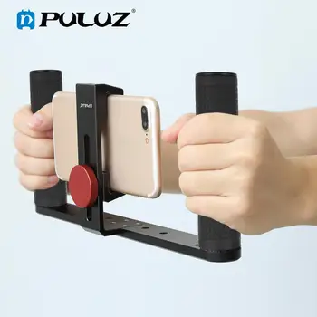 

PULUZ HandheldRig Filmmaking Making Rig Stabilizer/Steadicam Bracket Holder Cradle Phone Clip for iPhone,Smartphones Video Rig