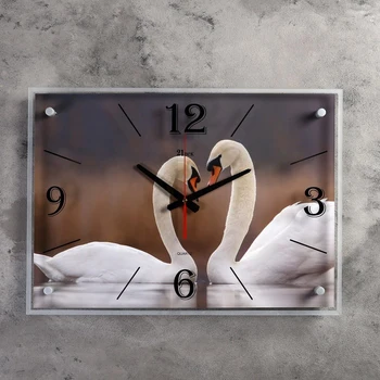 

Wall Clock, Series: Animal World, "pair of swans", 40x56 cm 2267821