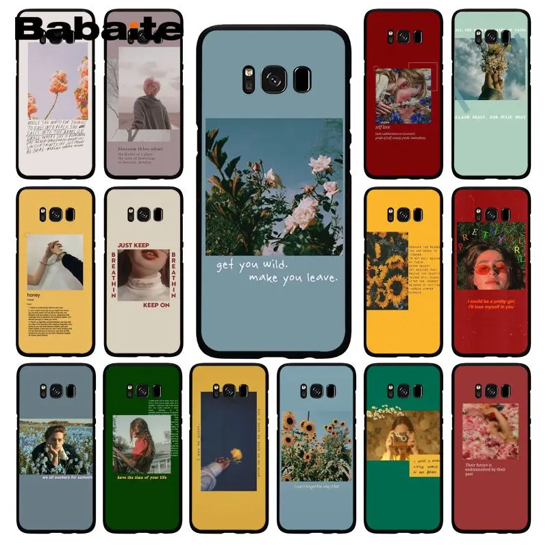 Babaite Great Art Funny pictures text Phone Case for Samsung Galaxy S10E S7 Edge S9 S8 S10plus S6 S10Lite S20 20Plus 20Ultra | Мобильные