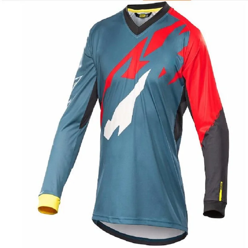 Pro с длинным рукавом Велоспорт Джерси Ретро MTB MX DH топы для мужчин горный велосипед футболка горные одежда велосипед Мотокросс Эндуро одежда