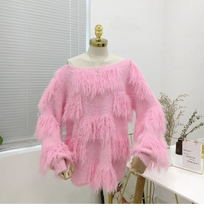 Пончо хлопок джемпер полиэстер Полный Blusas De Feminina пуловер Feminino настоящий свитер для женщин сплошной стандарт