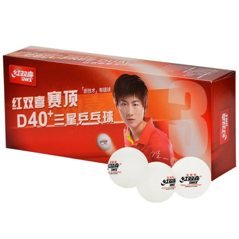 

Dhs samsung Ping Pong 3-Star Seam Game Table Tennis White Yellow 10 Pieces New Material 40 +