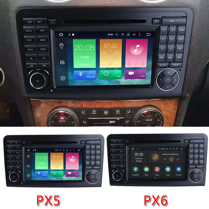 Perfect Android 9.0 Octa Cores Car DVD GPS Player For Benz ML W164 W300 ML350 ML450 ML500 GL X164 GL350 GL450 GL500 Radio Stere Carplay 1