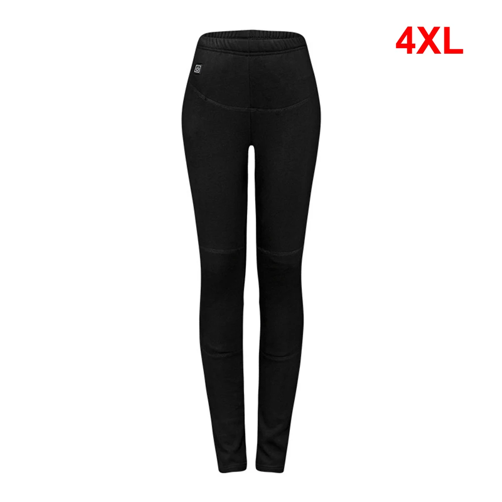 women 4XL Прямая поставка, уличные походные брюки для мужчин& wo, мужские USB штаны с подогревом, зимние спортивные теплые штаны с высокой талией для кемпинга, альпинизма, треккинга - Габаритные размеры: women 4XL