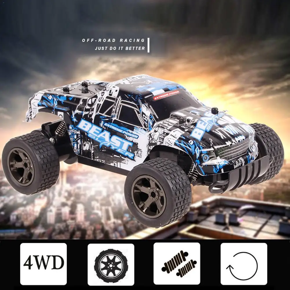 1:20 High-speed Competitive Electric 2.4Ghz Remote Control Car Shatterproof Simulated Charging Off-road Vehicle RC Racing Car
