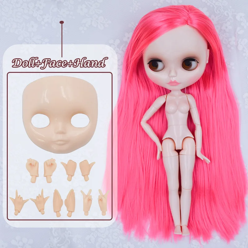 Neo Blyth кукла на заказ, NBL блестящее лицо, 1/6 OB24 BJD, шарнирная кукла на заказ, куклы Blyth для девочки, подарок для коллекции FHYM - Цвет: FHYM14