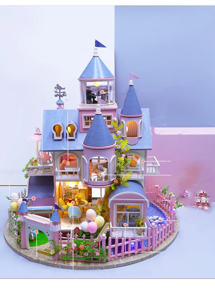 Fairy Castle DIY Miniature House Kit