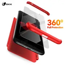 Чехол GKK 360 с полной защитой для Xiao mi Red mi S2 A2 Lite 4X6 pro 6A 7, жесткий матовый чехол для Xiaomi mi A2 A3 8 Lite 9 SE