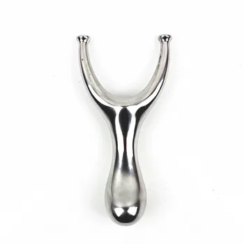 

Solid titanium steel recurve flying tiger flat skin slingshot outdoor hunting precision shooting stainless steel slingshot