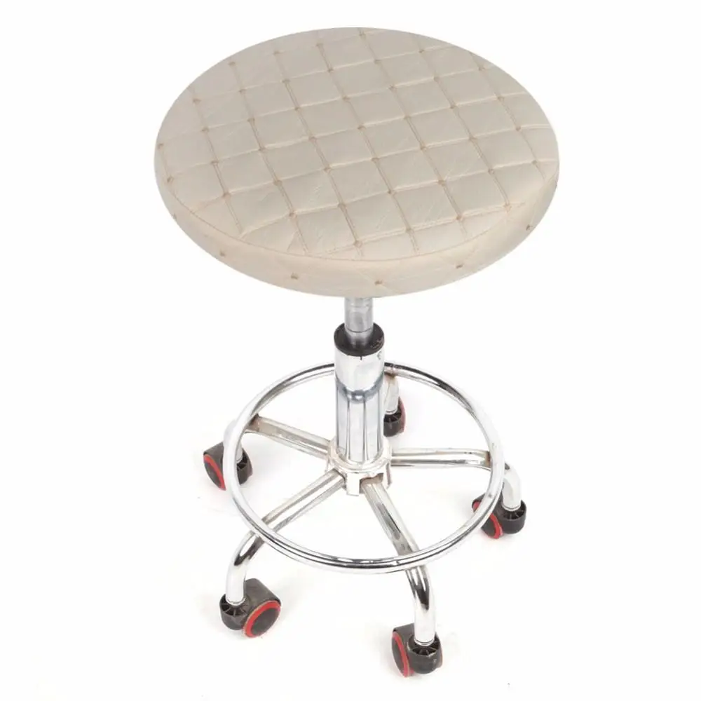 Крышка для обеденного стула круглый табурет защита хлопковые тканевые