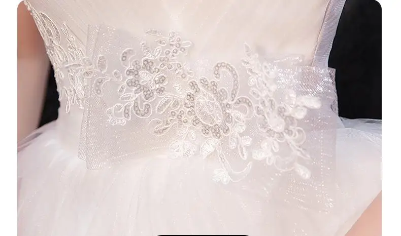 Новое Vestido De Noiva сексуальное свадебное платье без бретелек без рукавов с цветочным принтом размера плюс, тонкое кружевное платье для невесты принцессы L