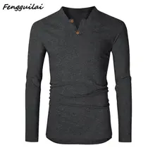 Осенне-зимние мужские тонкие свитера Повседневные свитера с v-образным вырезом для осени и зимы мужские топы для активного отдыха модная блузка Лидер продаж