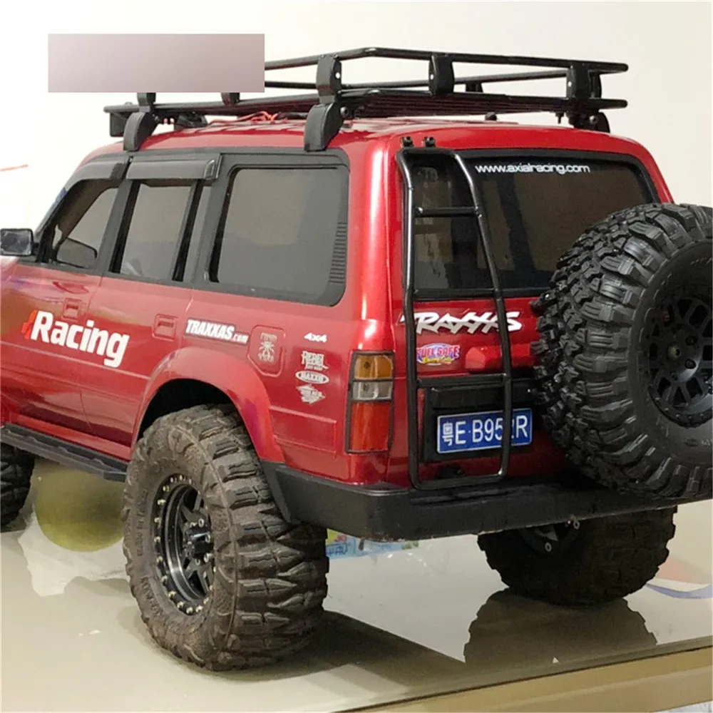 Радиоуправляемая металлическая лестница для 1/10 LC80 TRX4 SCX10 2 II 90046 JEEP RC Rock Crawler аксессуары игрушки модель стремянка
