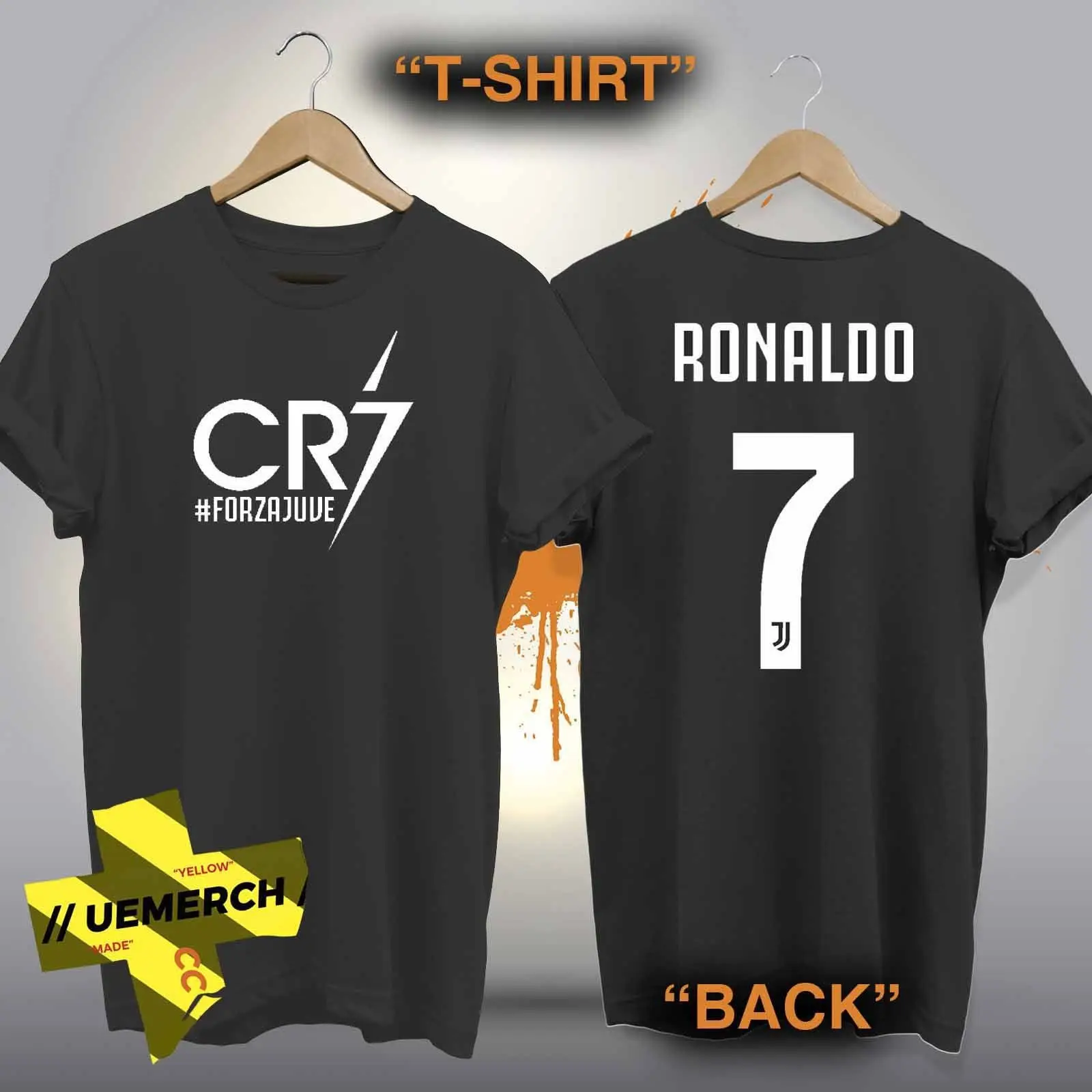 Криштиано Роналду CR7 Forza новая футболка хлопок 100% крутая Повседневная для мужчин