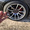 Hot RIM Car wheel Turbo keychain key ring with Brake discs Car Tire Wheel Keychain Auto Car Key Chain Keyring For BMW Audi ► Photo 2/6