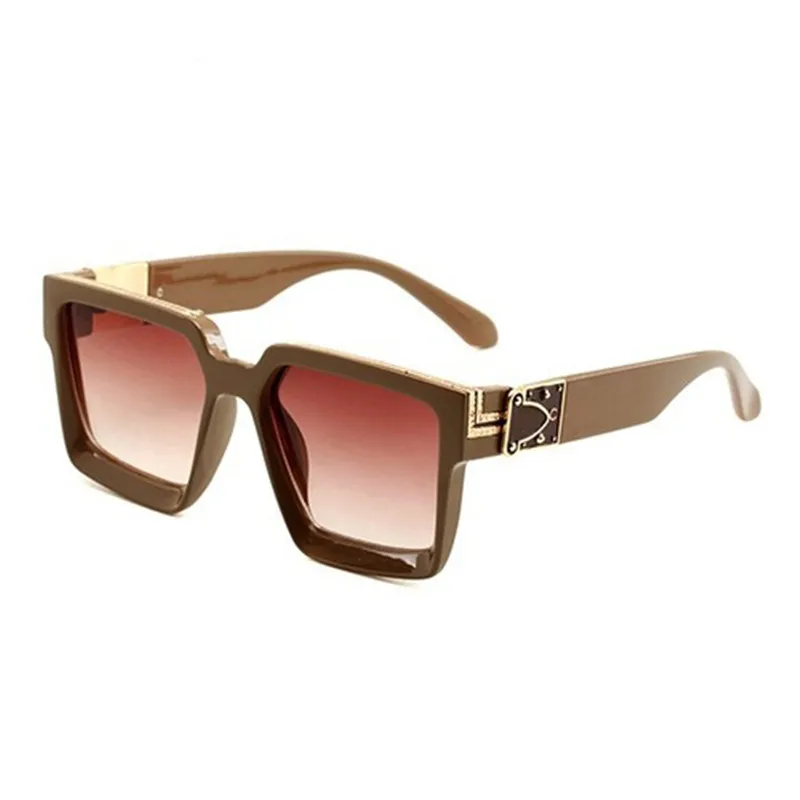 4 Fashion Classic Square Luxury Sunglasses Men Women Brand Designer Vintage Black White High Quality UV400 Glasses Oculos Feminino - Цвет линз: 4