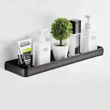 Bathroom Towel Rack Wall Mounted Washrag Shower Bar Holder Aluminum Bathroom Accessories Storage Shelf Organizer Hook Hanger