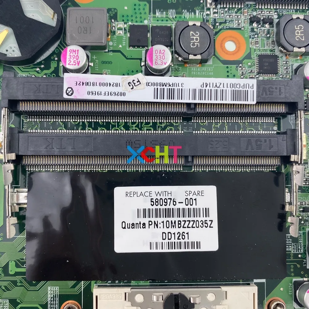 Материнская плата для ноутбука hp Pavilion DV6 DV6-2100 Series DV6T-2100 580976-001 G105M/512 MB