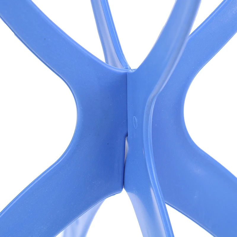 1Pc Folding Blue Wig Stands Durable Hair Wig Hat Salon Fashion Model Dummy Head Holder Stand Display Styling Tool