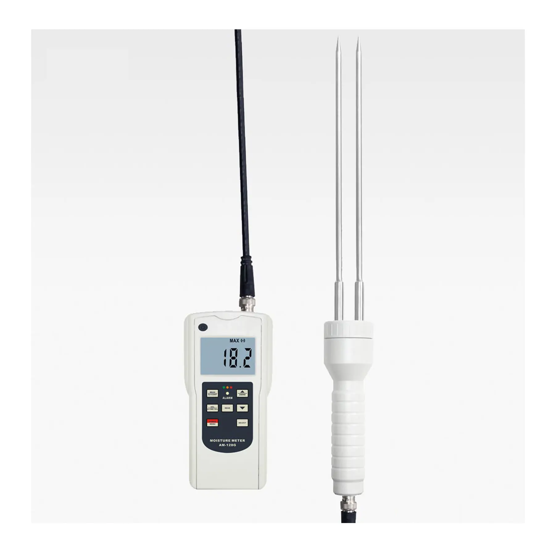 US $182.40 AM128G Portable Multifunctional Can Measure Grain Moisture Meter Wheat SoyCorn Coffee Grain Moisture Grains Up To 36 Species