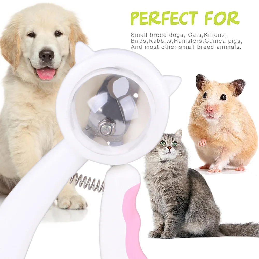 

Pet Nail Clipper Professional Dog Cat Stainless Steel Anti-Splash Labor-Saving Nail Clippers Convenient Beauty Cleaning Supplies
