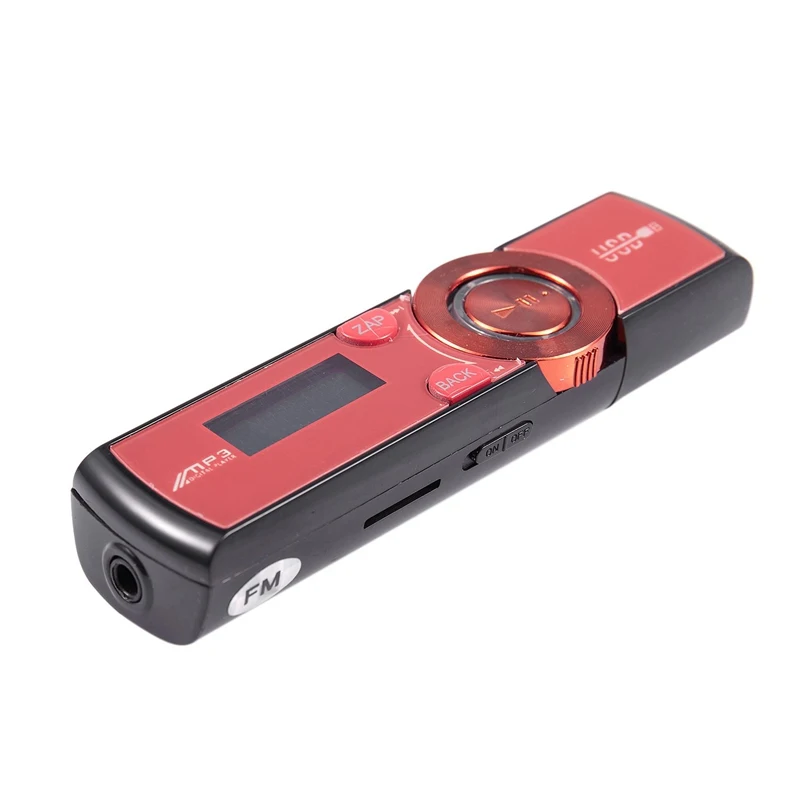 Lcd USB MP3-плеер FM радио плеер Поддержка 16 Гб Micro SD/TF карта с наушниками