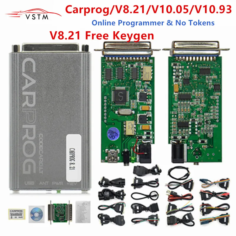 Фонарь Carprog FW V8.21 v10.05 V10.93 Полный комплект с 21 адаптером все фонари инструмент для