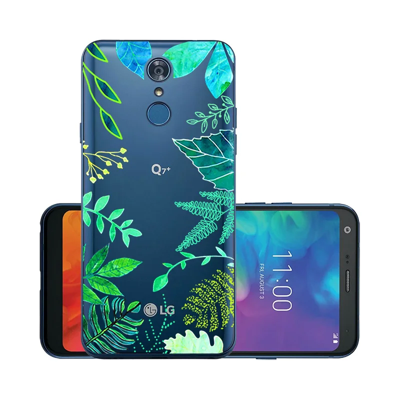 5," чехлы для телефонов LG Q7 силиконовый прозрачный Футляр Мягкий ТПУ чехол для Funda LG Q7 Plus LG Q7 alpha LG стиль/L-03K сумки бампер - Цвет: W038