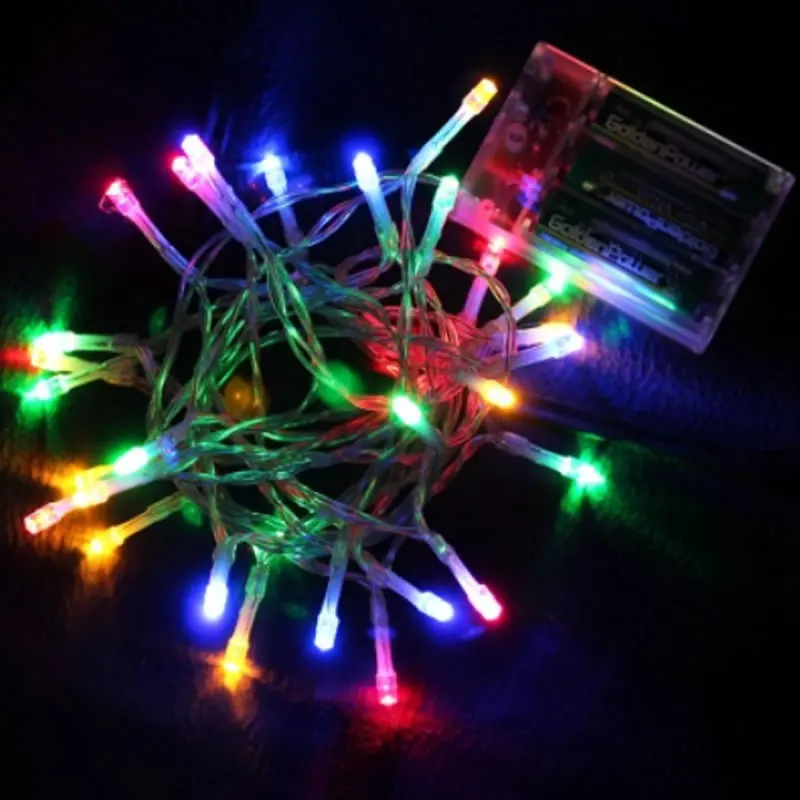 Гирлянда светодиодная водонепроницаемая 2/3/4/5/10 м|battery flash light|light jerseylight taxi |