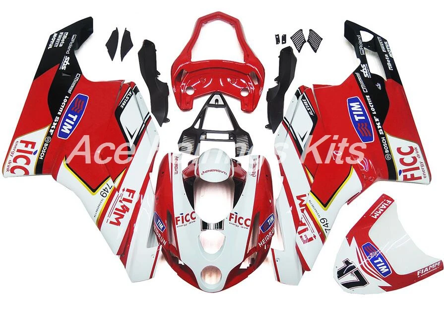 Полный Мотоцикл Обтекатели для Ducati 749 999 2003 2004 03 04 обтекатель ABS пластик Cowlings кузов на заказ крутой