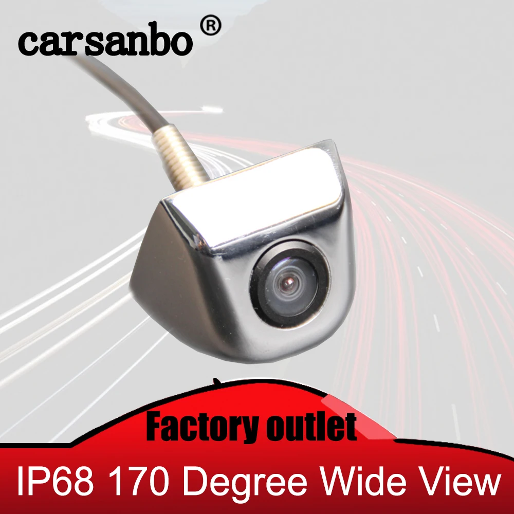 

Carsanbo Car Rear View Camera Waterproof 170 Degree Wide Viewing Angle Car Reverse Rear Backup Parking Camera PAL/NTSC Optional