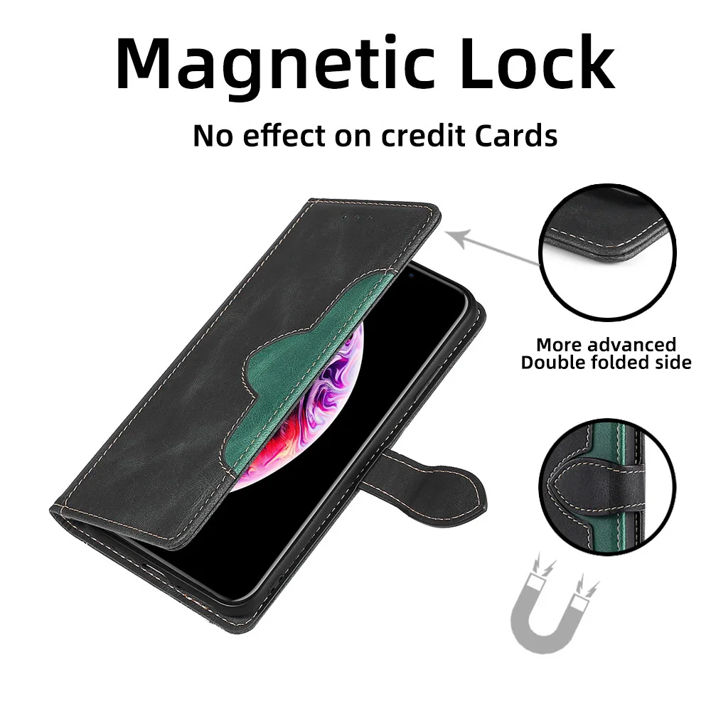 Étui Portefeuille Porte-Cartes de crédit Fermeture magnétique pour Étui Portefeuille Porte-Cartes de crédit Fermeture magnétique pour