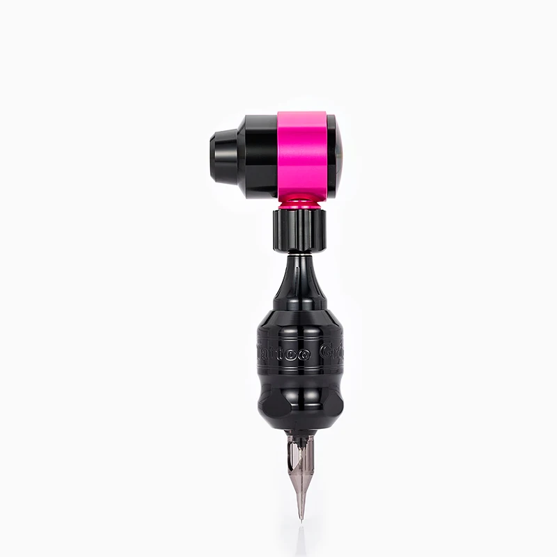 Pink Pro роторный двигатель привод Перманентный макияж картридж иглы татуировки W ручка и зажим шнур питания - Цвет: Pink